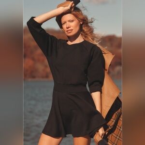 Anthropologie Sunday's Amelie Dress (Small & Medium) black textured